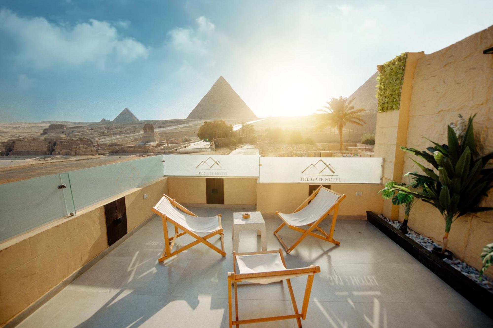 The Gate Hotel Front Pyramids & Sphinx View Kafret el-Gabal Dış mekan fotoğraf